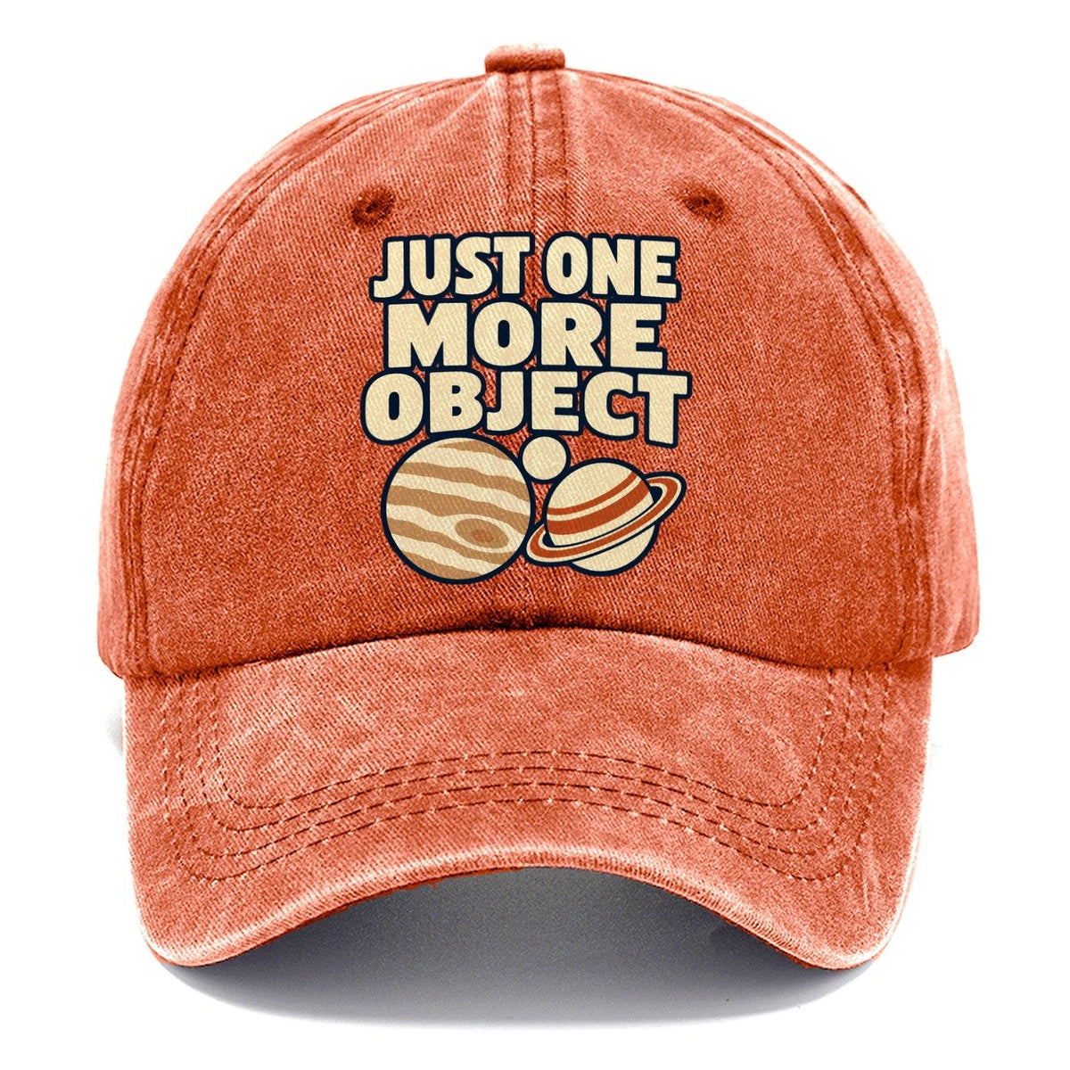 Just One More Object Astronomy And Stargazing Classic Cap – Terracotta Clay