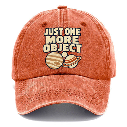 Just One More Object Astronomy And Stargazing Classic Cap – Terracotta Clay