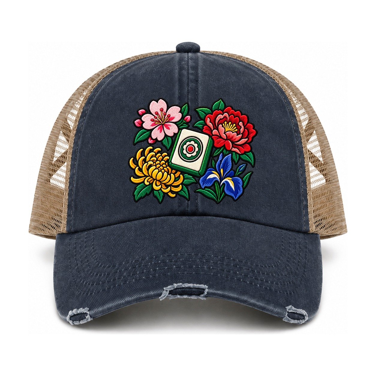 Navy-Khaki — front view