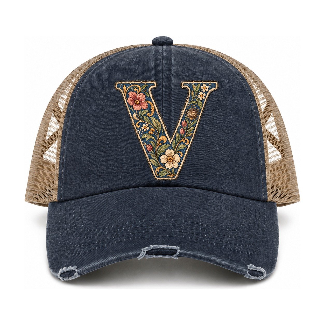 Navy-Khaki — front view