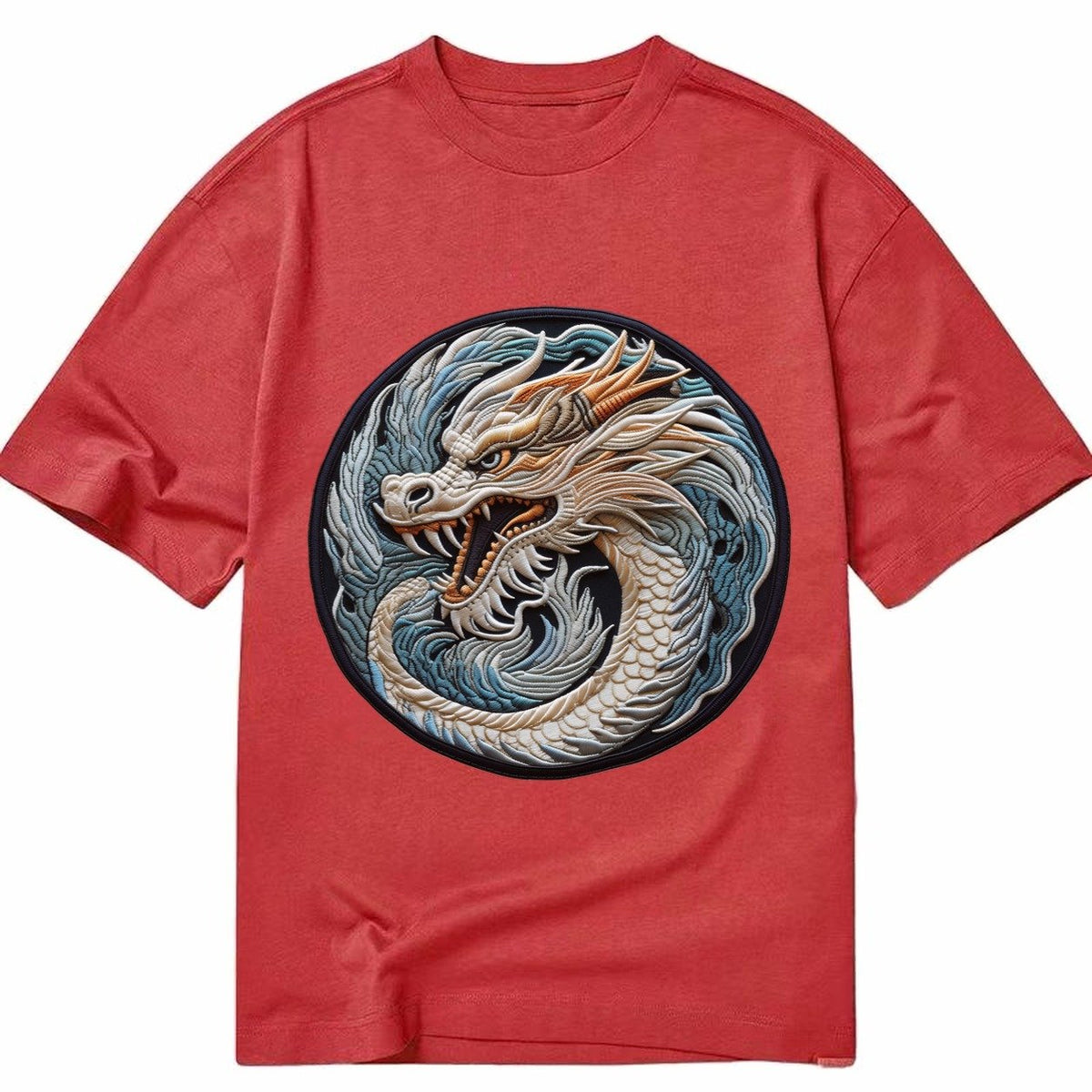 Dragon Zodiac Sign Classic T-shirt – Red
