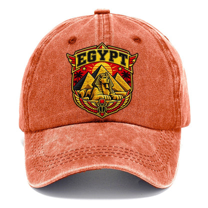 Egypt Retro Badge Country Logos Classic Cap – Terracotta Clay