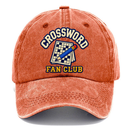 Crossword Fan Club Classic Cap – Terracotta Clay
