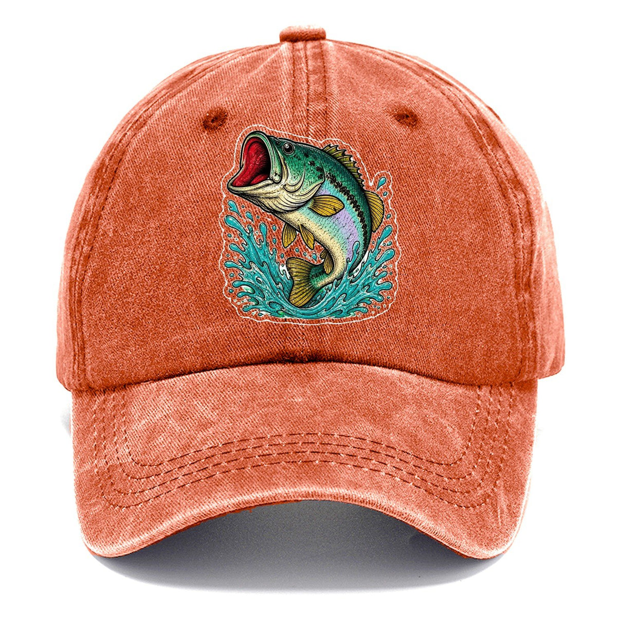 Fish Splash Classic Cap – Terracotta Clay
