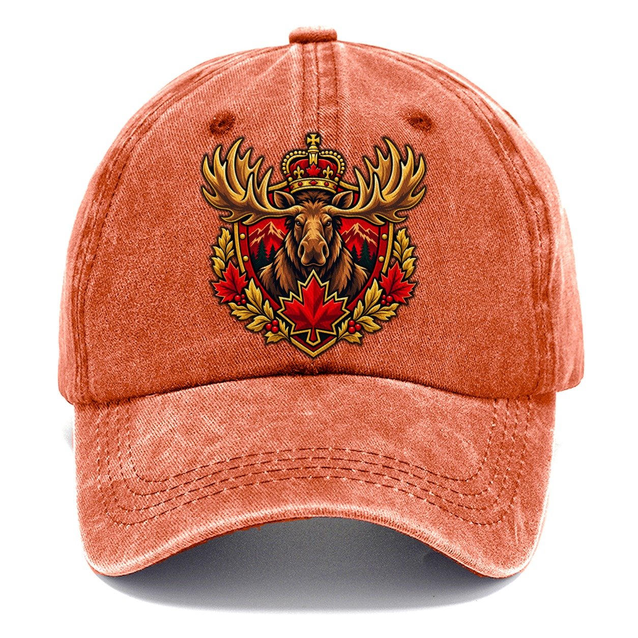 Canada Heraldic Crest Country Logos Classic Cap – Terracotta Clay