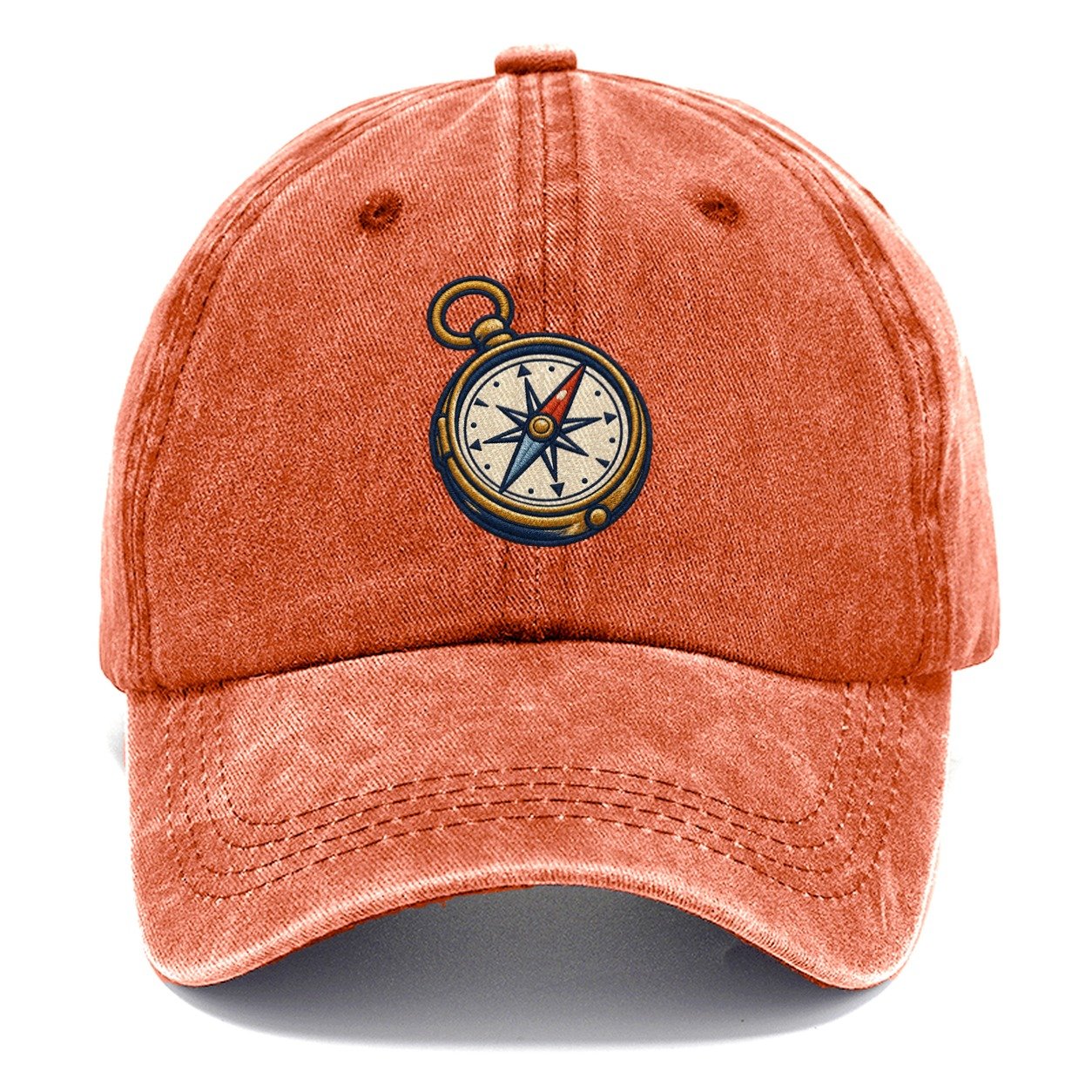 Outdoor Compass Tiny Solo Marks Classic Cap – Terracotta Clay