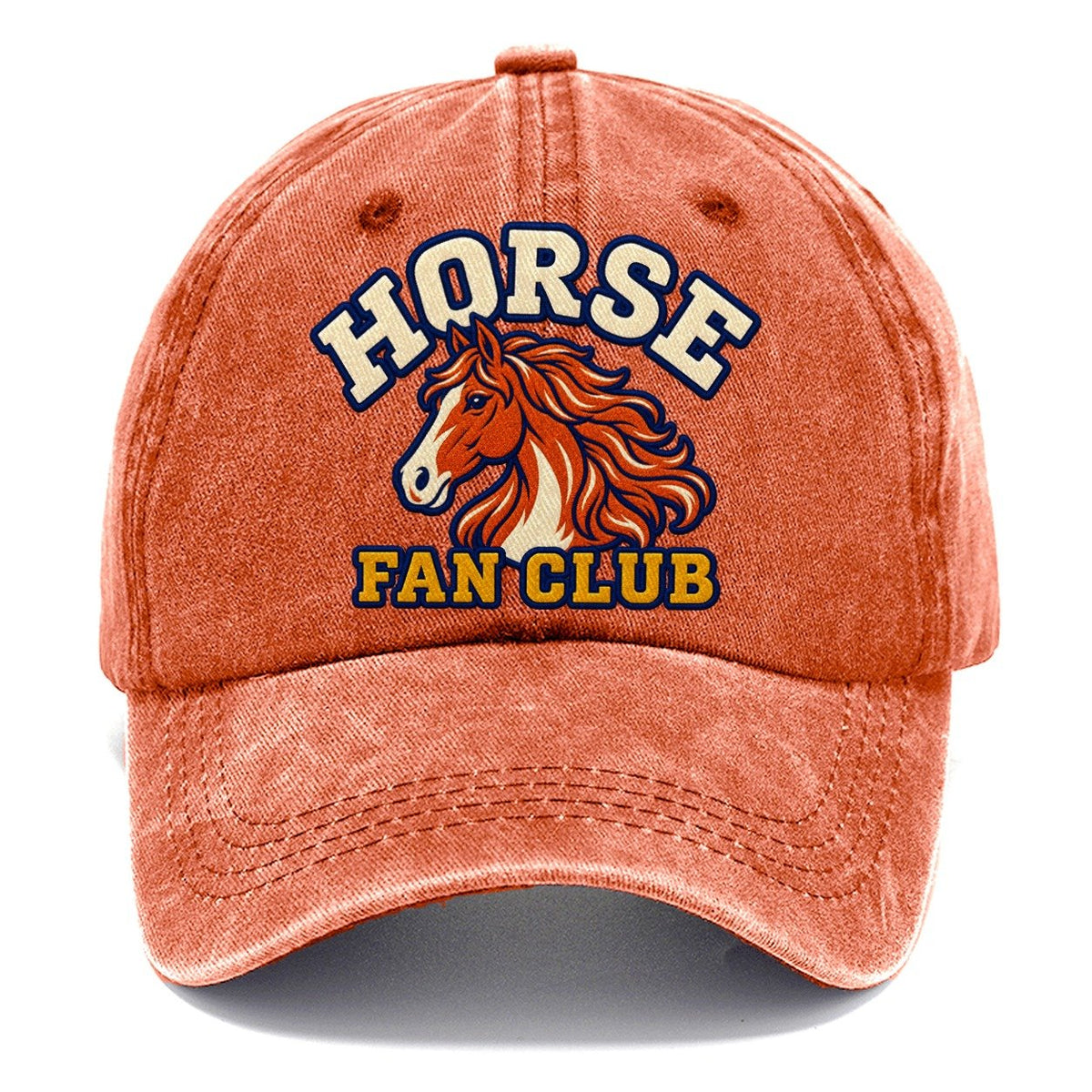 Horse Fan Club Classic Cap – Terracotta Clay