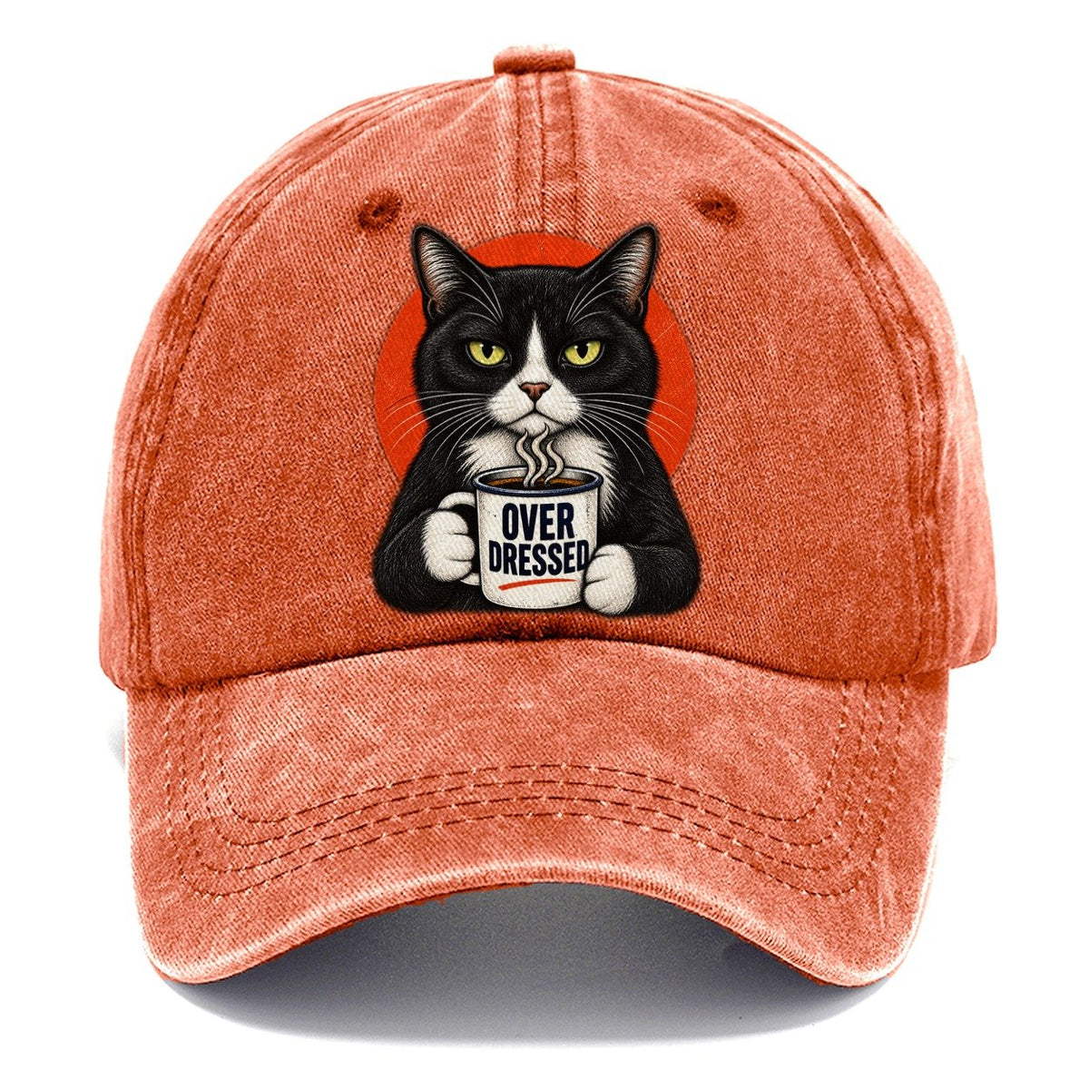 Tuxedo Cat Mug Truths Classic Cap – Terracotta Clay