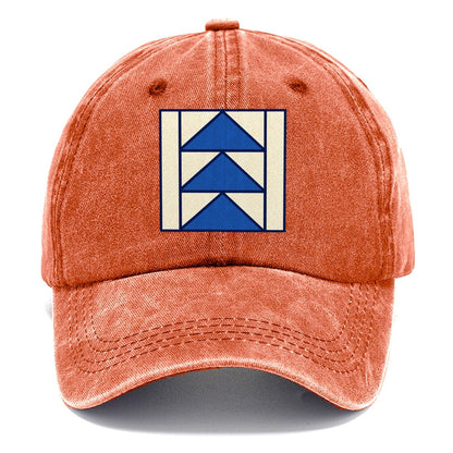 Flying Geese Column Sewing And Quilting Classic Cap – Terracotta Clay