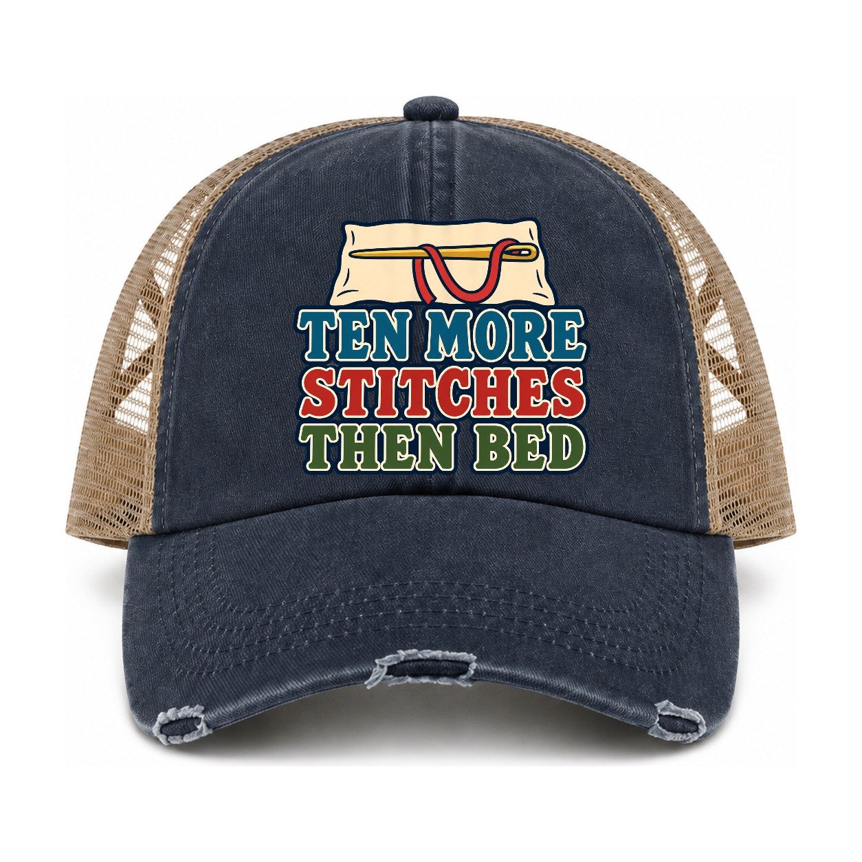 Navy-Khaki — front view