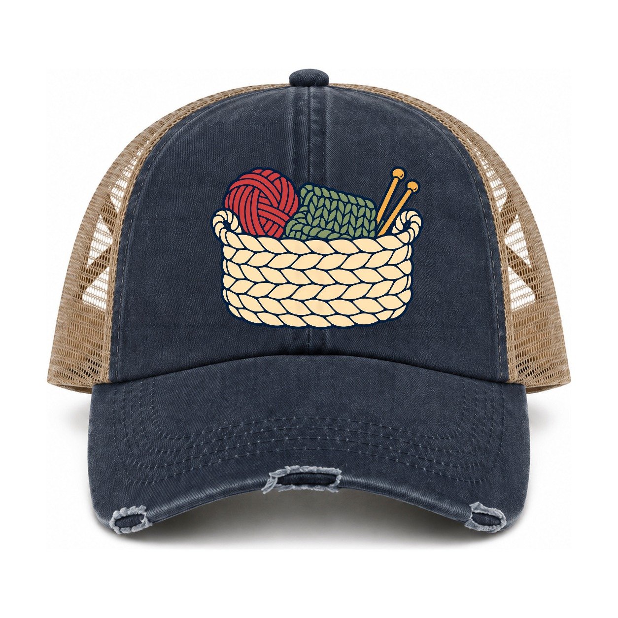 Navy-Khaki — front view