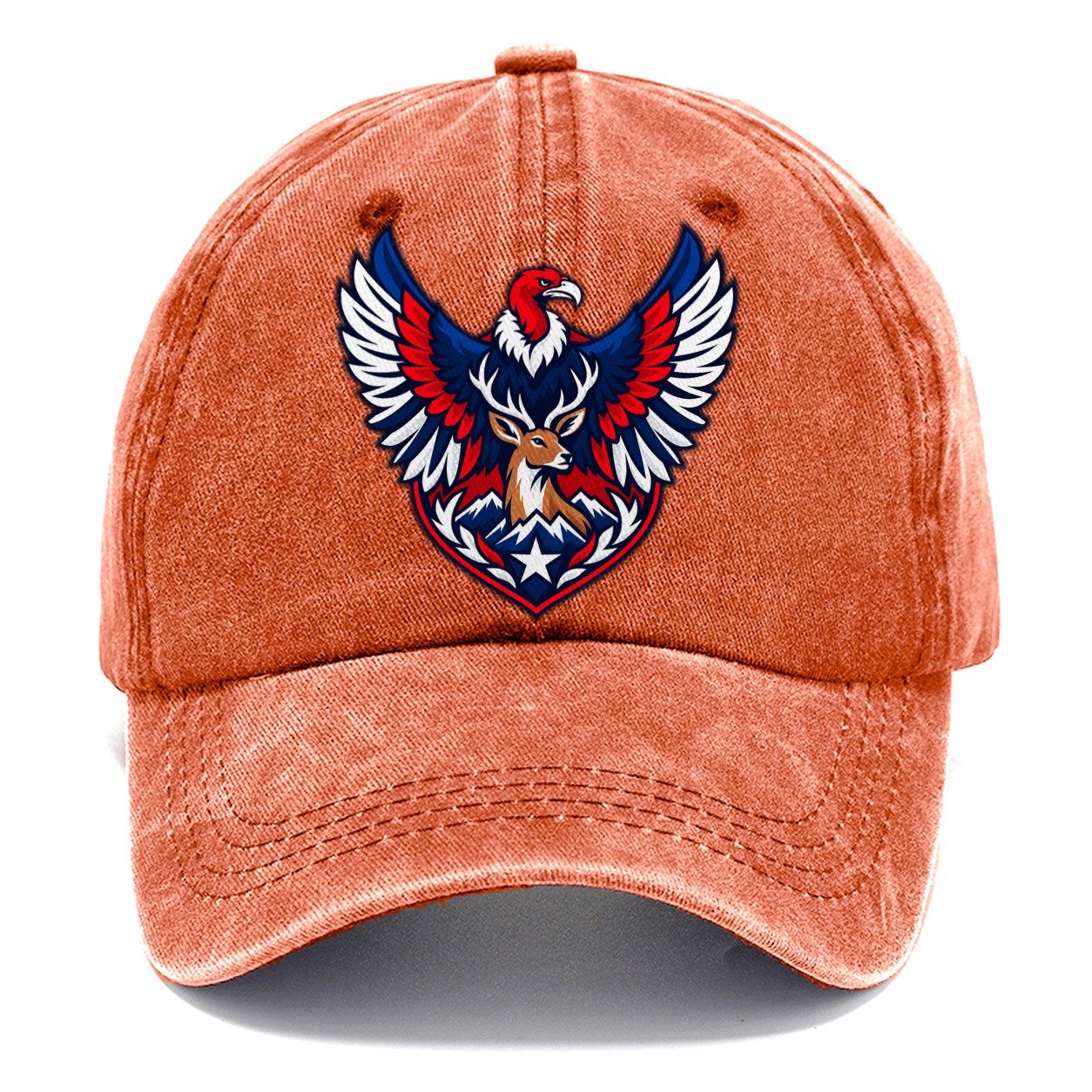 Chile Minimal Emblem Country Logos Classic Cap – Terracotta Clay
