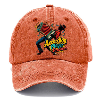 Accordion Player Problems Music Instruments Classic Cap – Terracotta Clay