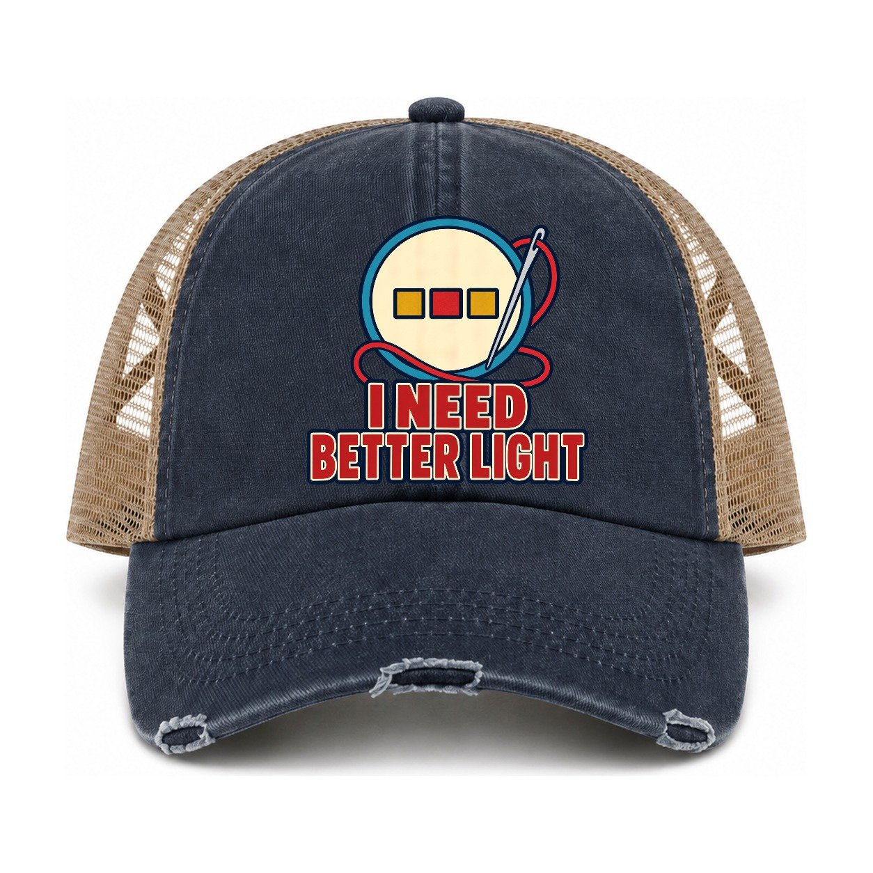 Navy-Khaki — front view