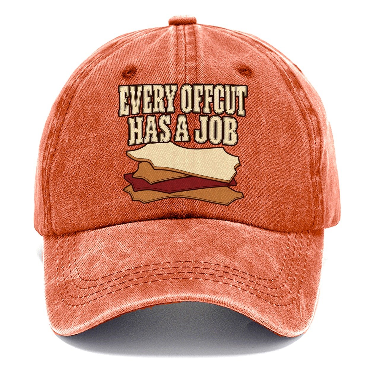 Every Offcut Has A Job Leathercraft Classic Cap – Terracotta Clay