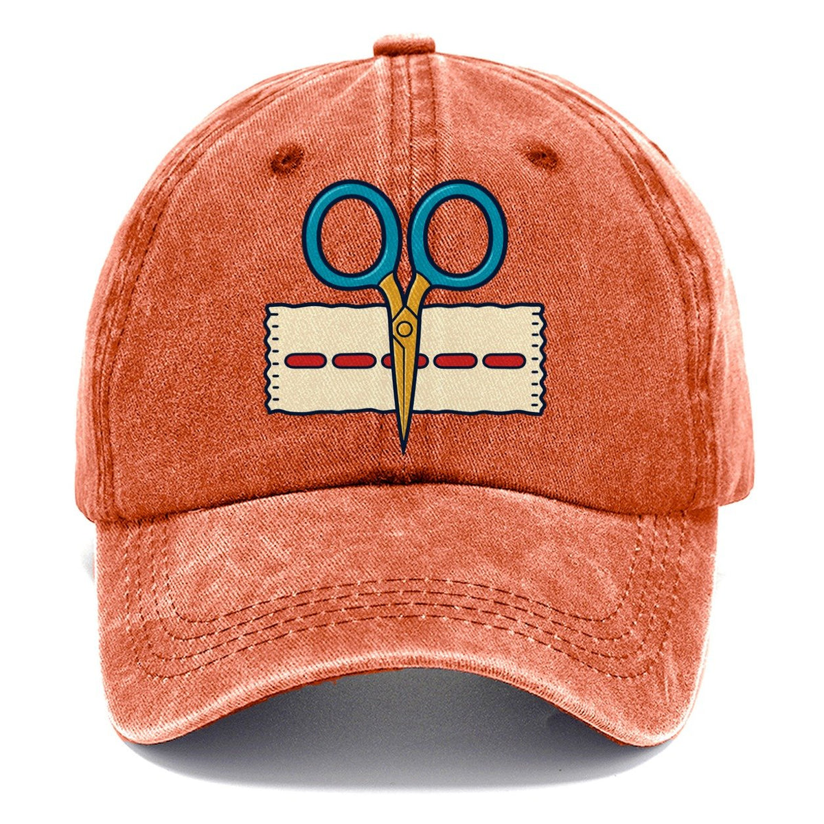 Scissors Study And Needlework Classic Cap – Terracotta Clay