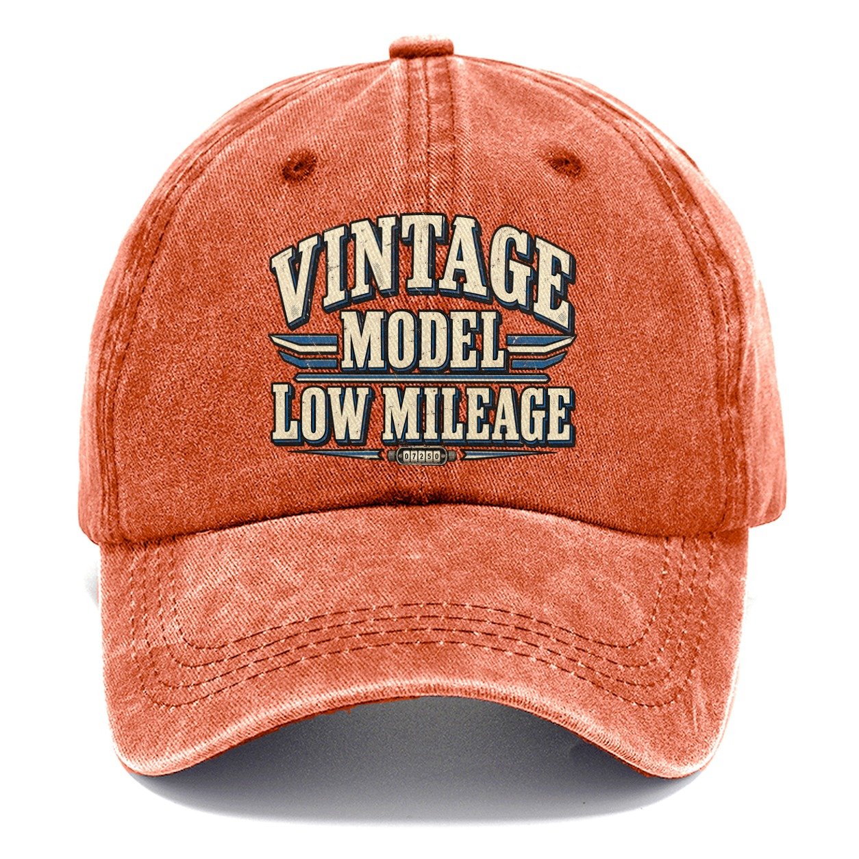 Vintage Model Low Mileage American Wit Classic Cap – Terracotta Clay