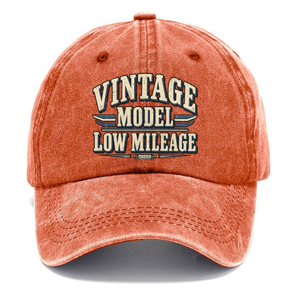 Vintage Model Low Mileage American Wit Classic Cap – Terracotta Clay
