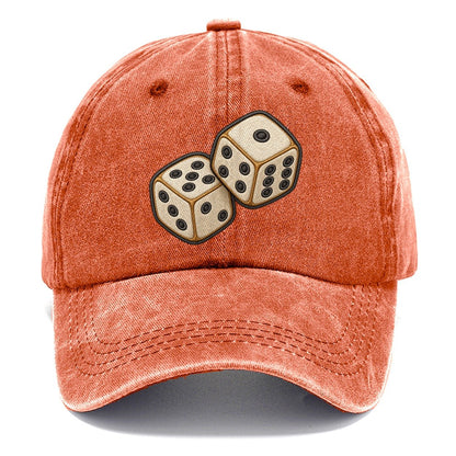 Pair Of Tumbling Dice Board Games Classic Cap – Terracotta Clay