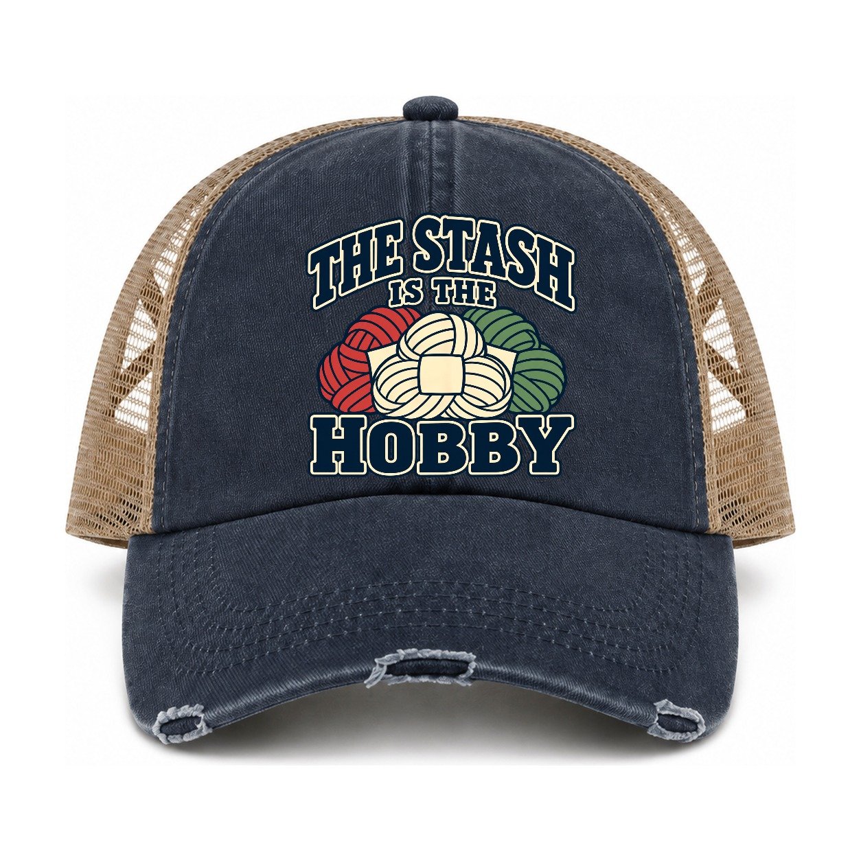 Navy-Khaki — front view