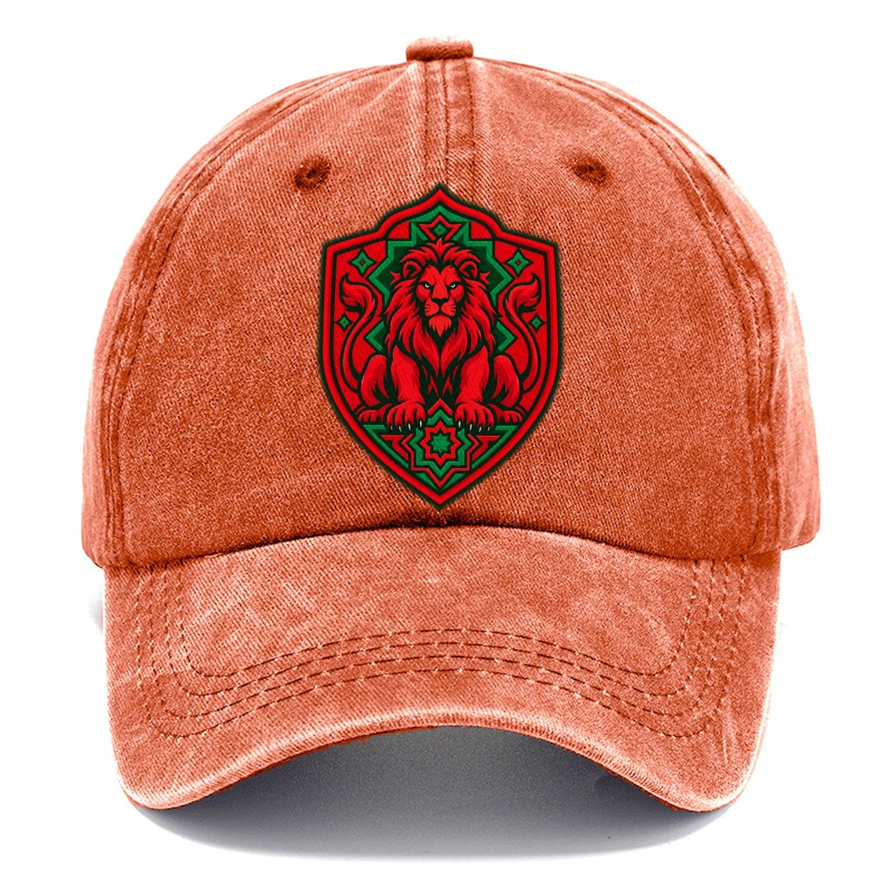 Morocco Minimal Emblem Country Logos Classic Cap – Terracotta Clay