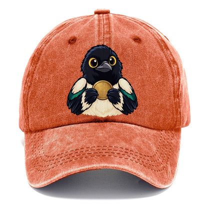 Magpie With A Find Treasure Hunting Classic Cap – Terracotta Clay