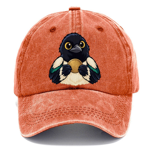 Magpie With A Find Treasure Hunting Classic Cap – Terracotta Clay