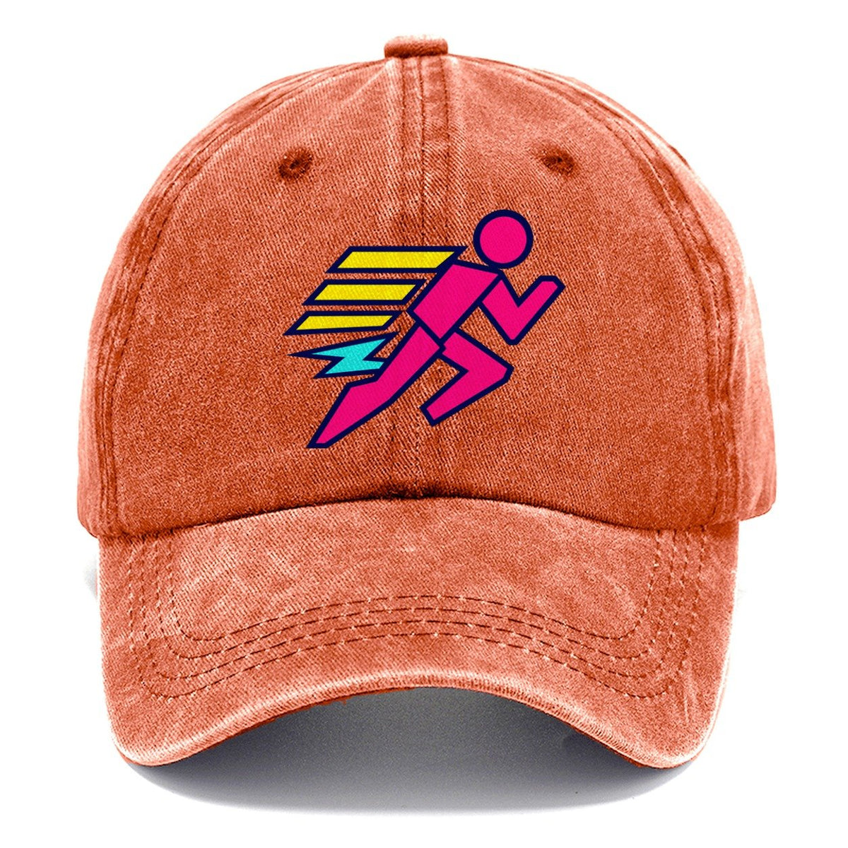 Slab Runner Splash 90S Running Clubs Classic Cap – Terracotta Clay