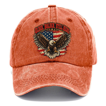 Older Bolder Still Here Old Man Strong Classic Cap – Terracotta Clay
