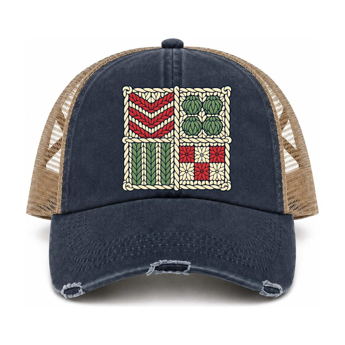 Navy-Khaki — front view
