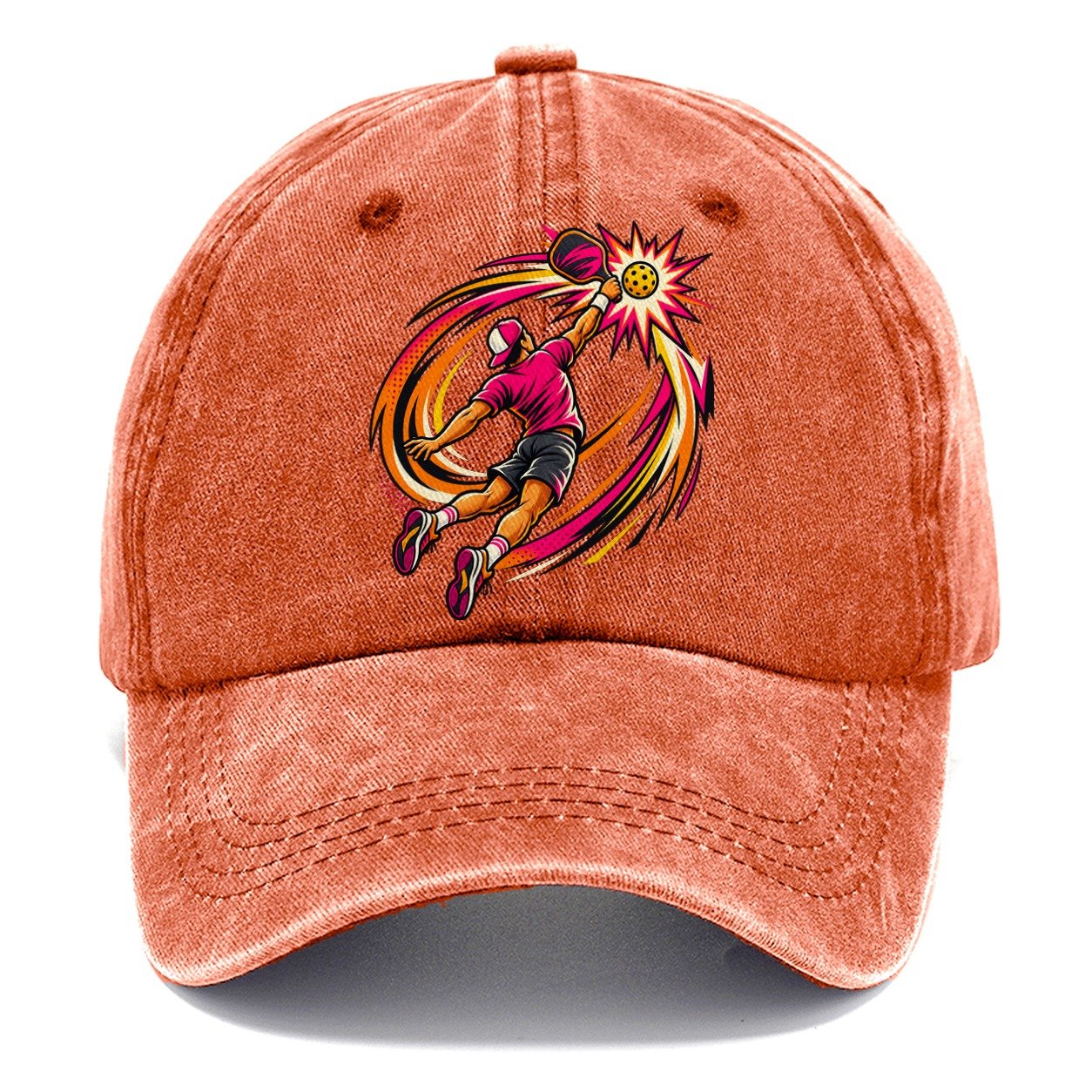Overhead Smash Pickleball Life Classic Cap – Terracotta Clay