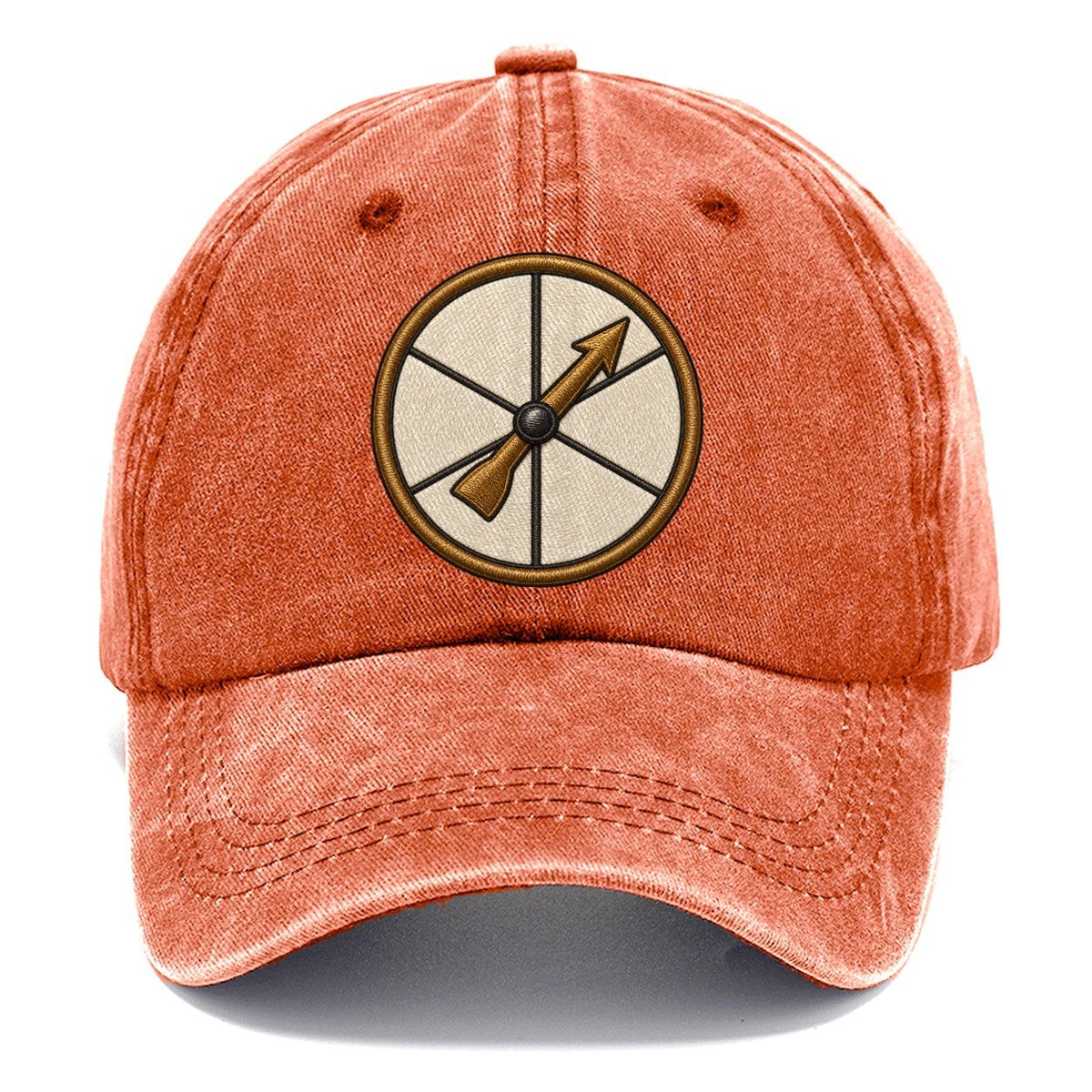 Spinner Arrow On A Round Dial Board Games Classic Cap – Terracotta Clay