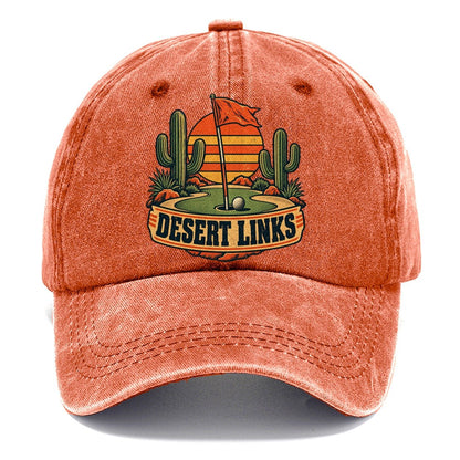 Desert Links Golf Life Classic Cap – Terracotta Clay