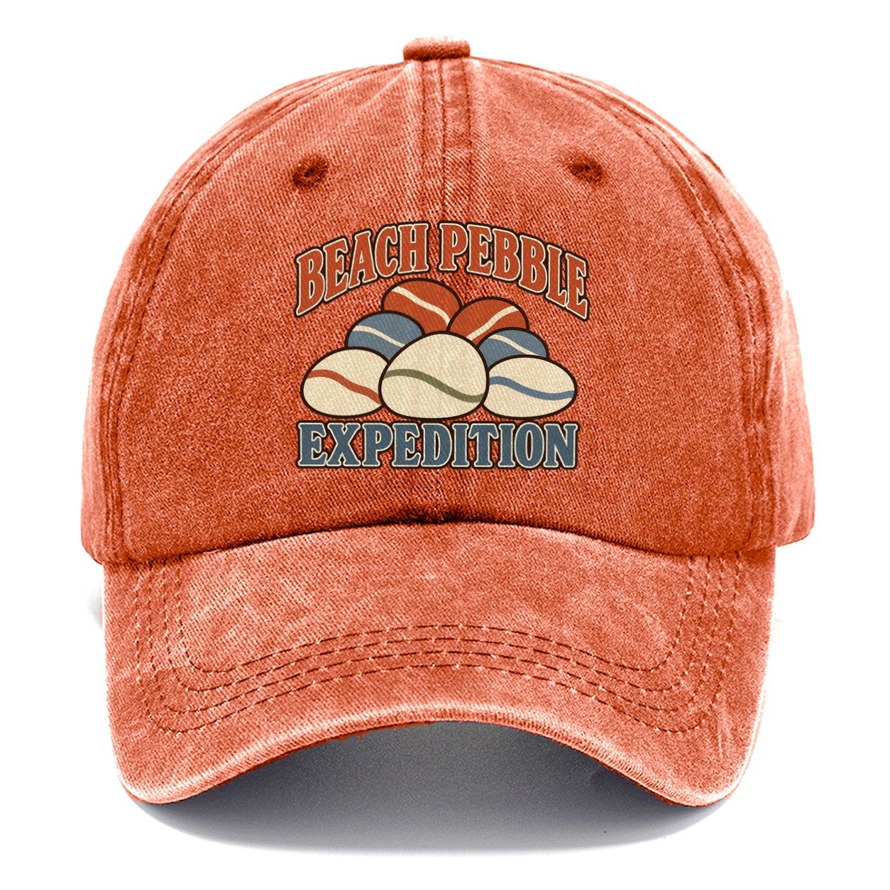 Beach Pebble Expedition Rocks And Minerals Classic Cap – Terracotta Clay