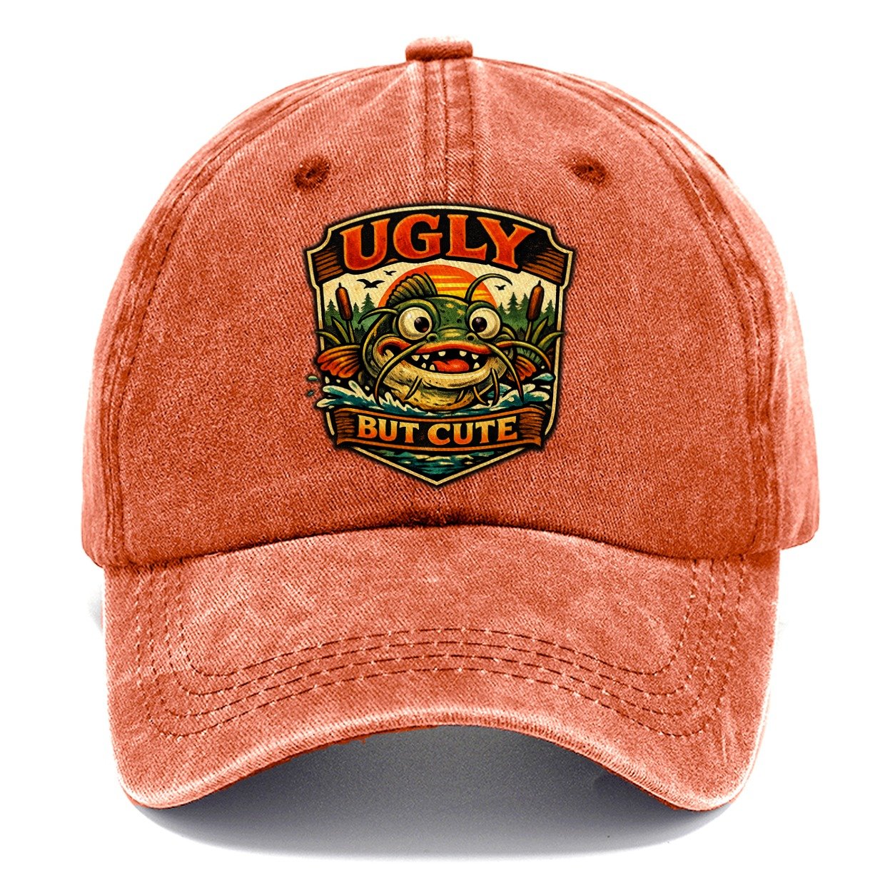Ugly But Cute Catfish Classic Cap – Terracotta Clay