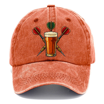 Pub Darts And Unbranded Pint Uk Culture Heritage Classic Cap – Terracotta Clay