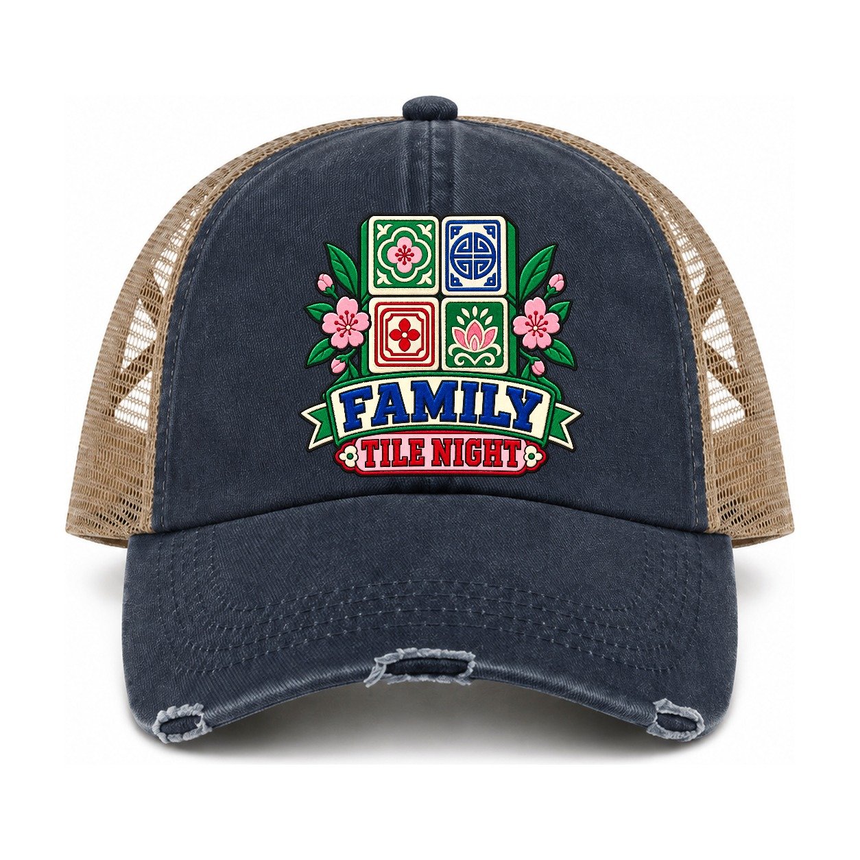 Navy-Khaki — front view