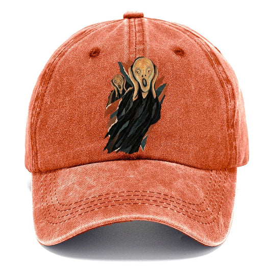 Kinetic Collage Scream Classic Cap – Terracotta Clay