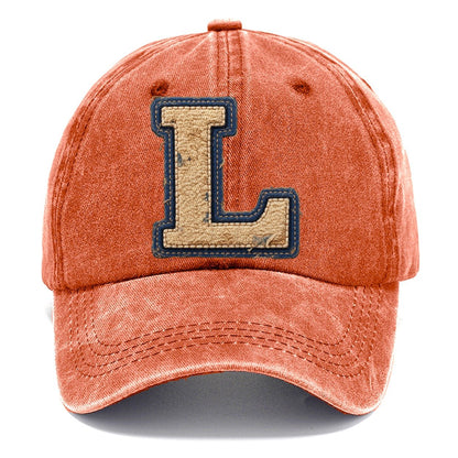 Varsity Chenille L Monogram Classic Cap – Terracotta Clay