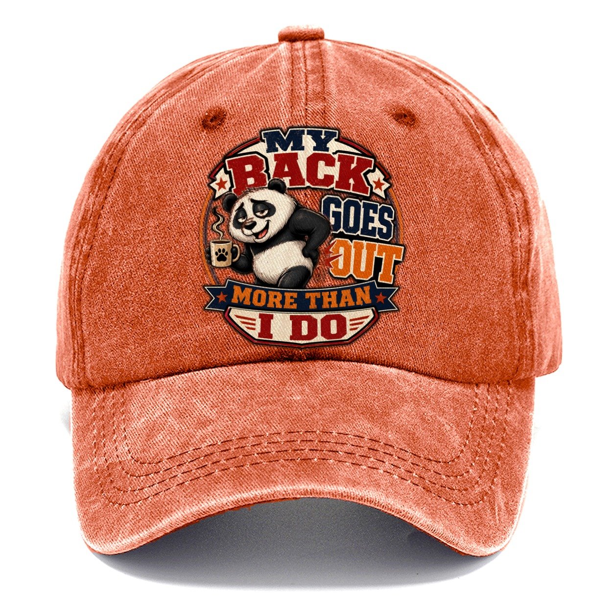 My Back Goes Out Classic Cap – Terracotta Clay
