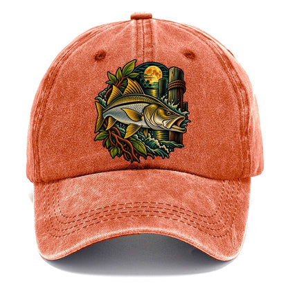 Snook Night Hunter Fishing Club Classic Cap – Terracotta Clay