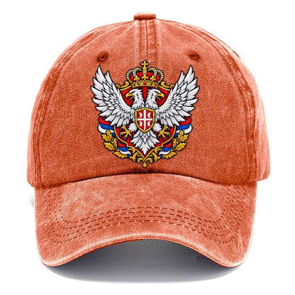 Serbia Heraldic Crest Country Logos Classic Cap – Terracotta Clay
