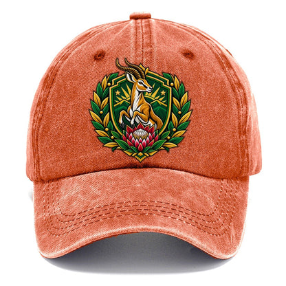 South Africa Heraldic Crest Country Logos Classic Cap – Terracotta Clay