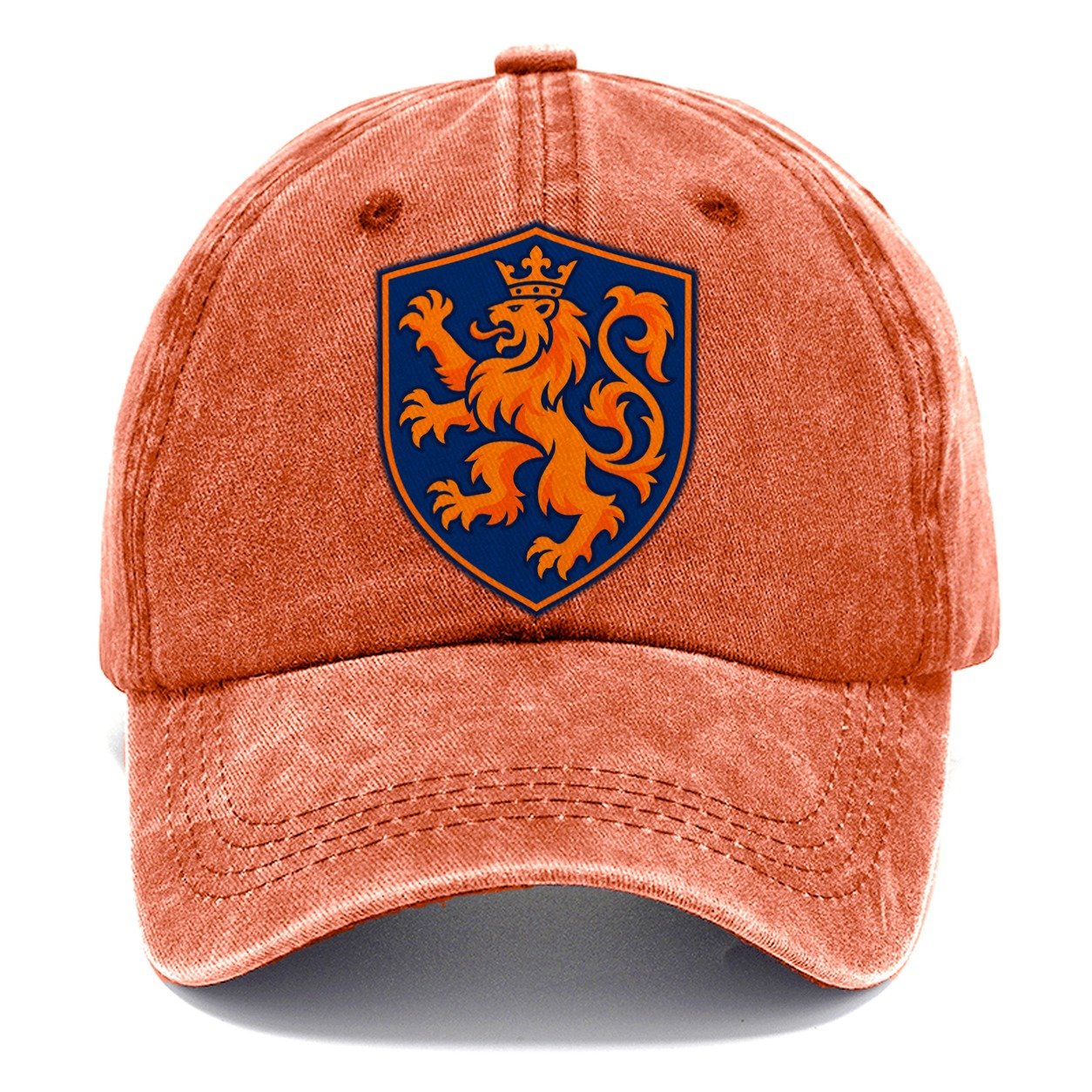 Netherlands Minimal Emblem Country Logos Classic Cap – Terracotta Clay