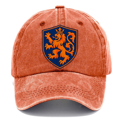 Netherlands Minimal Emblem Country Logos Classic Cap – Terracotta Clay
