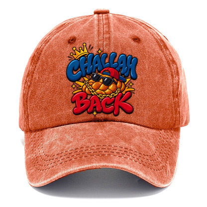 Challah Back Retro Judaism Heritage Classic Cap – Terracotta Clay
