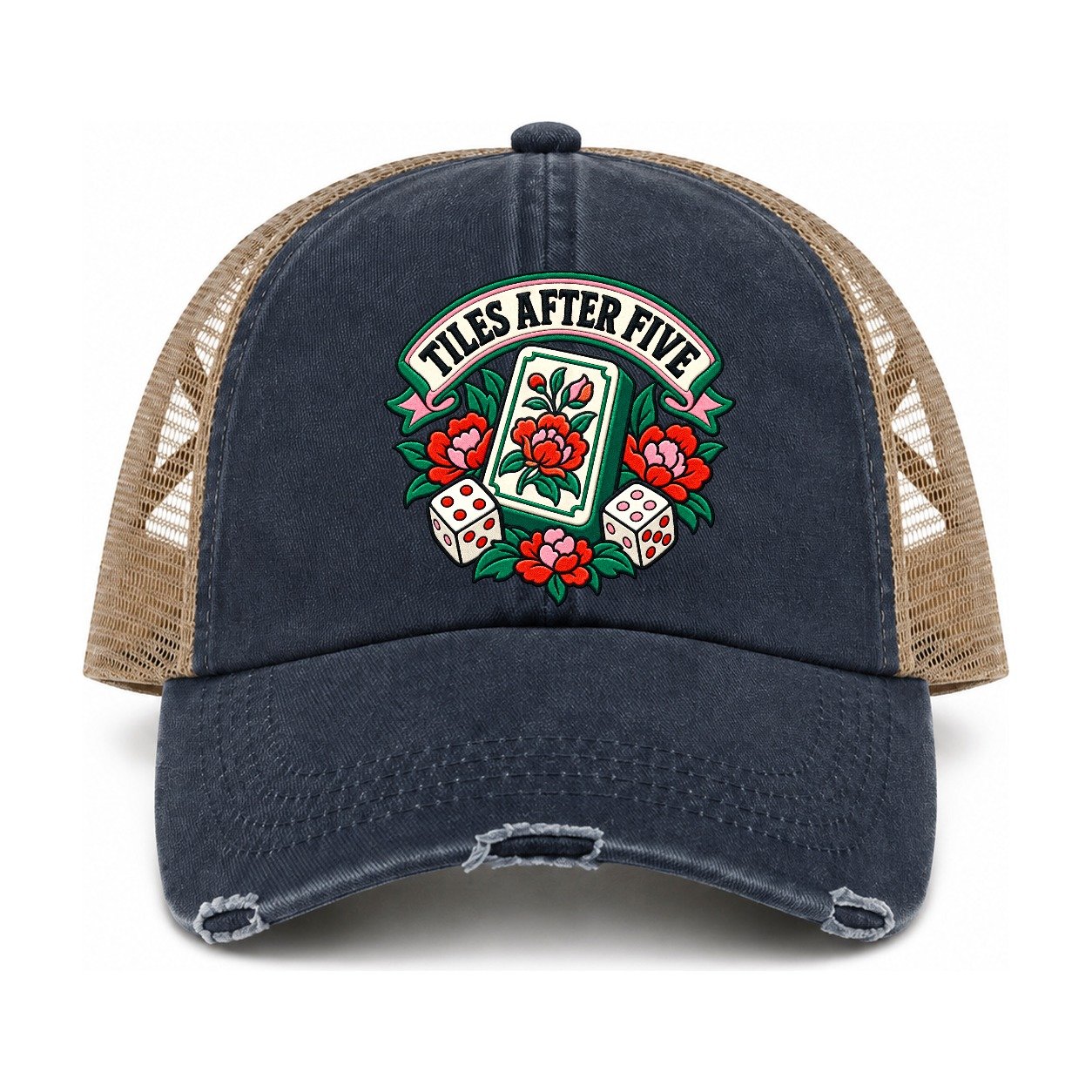 Navy-Khaki — front view
