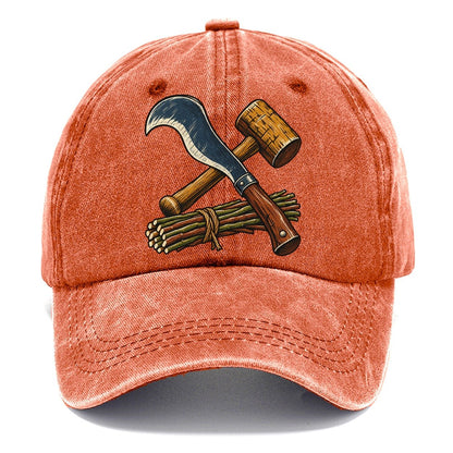 Hedgelayer Billhook Mallet And Hazel Rods Uk Culture Heritage Classic Cap – Terracotta Clay