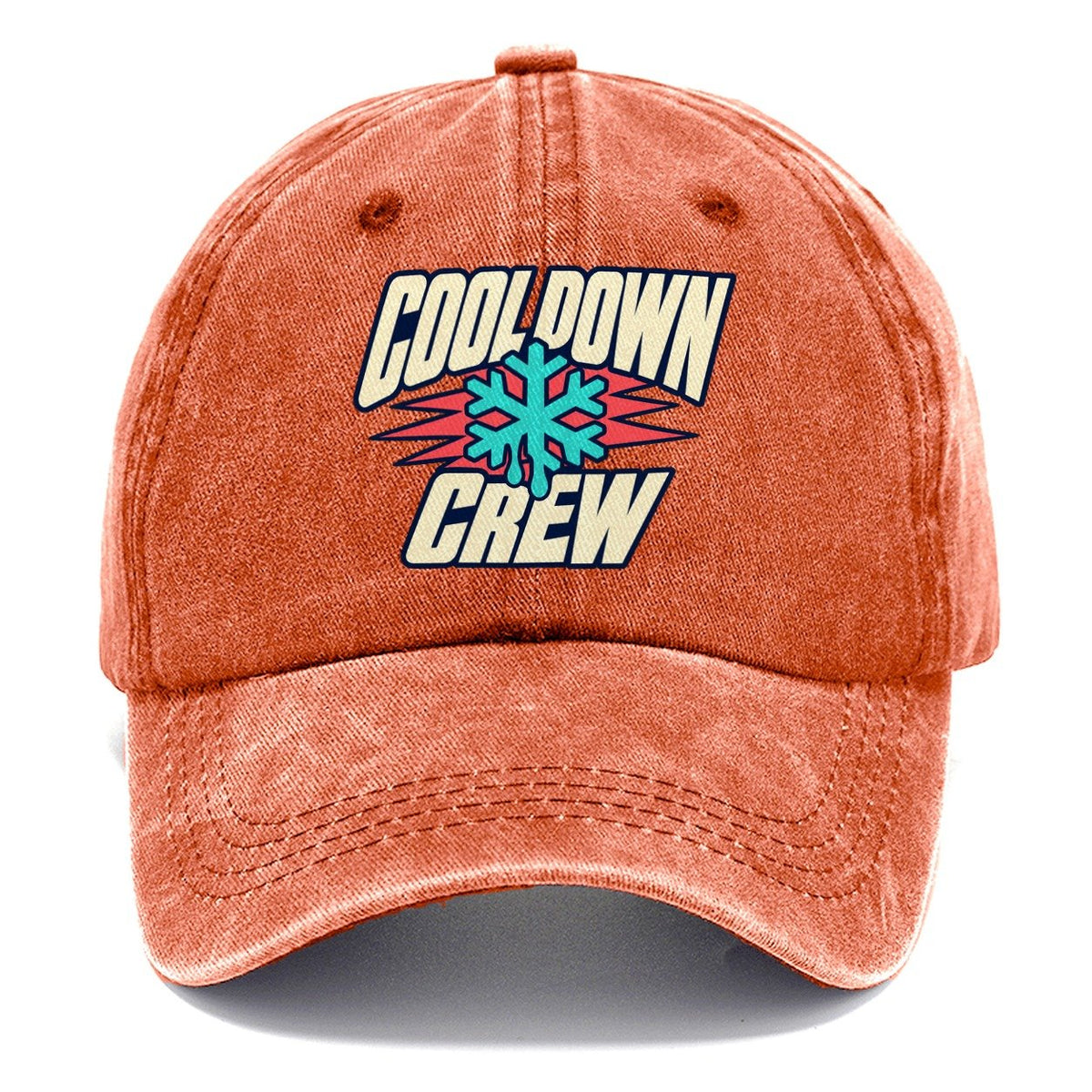 Cool Down Crew 90S Running Clubs Classic Cap – Terracotta Clay