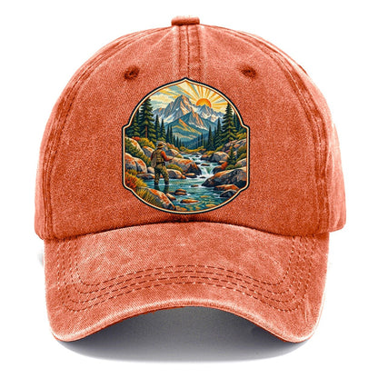 Mountain Creek Headwaters Fishing Club Classic Cap – Terracotta Clay